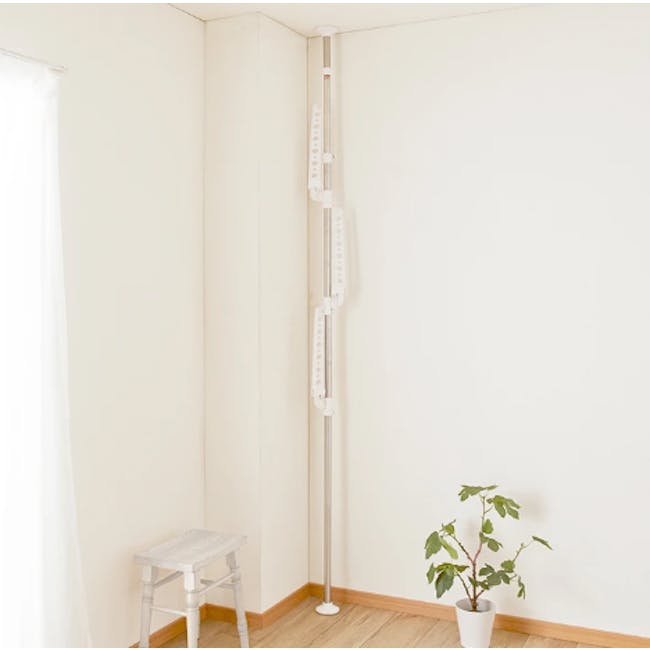 HEIAN Laundry Hanger Standing Pole Clothes Rack - 4