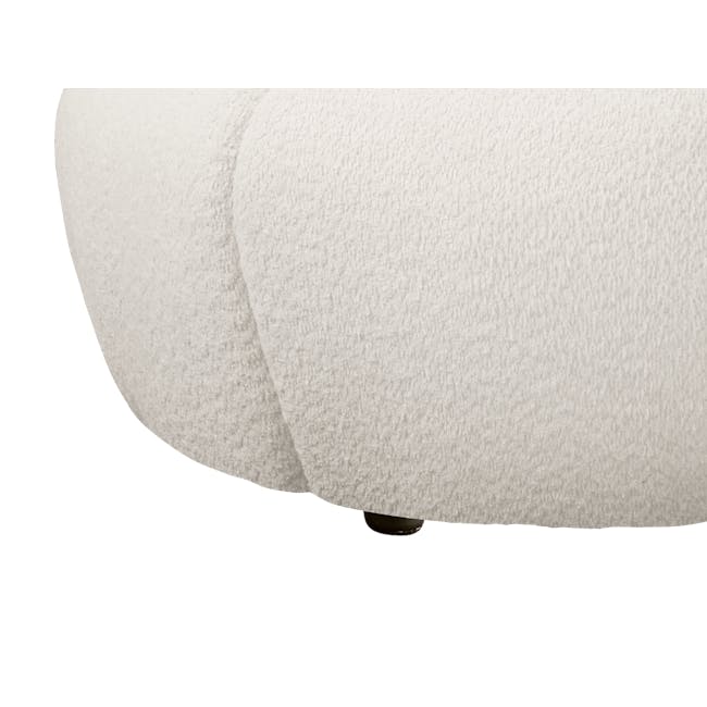 Tara 3 Seater Extended Sofa - Beige - 28 - Soft, fluffy texture, White, textured fabric, Crinkled, textured surface, Cozy