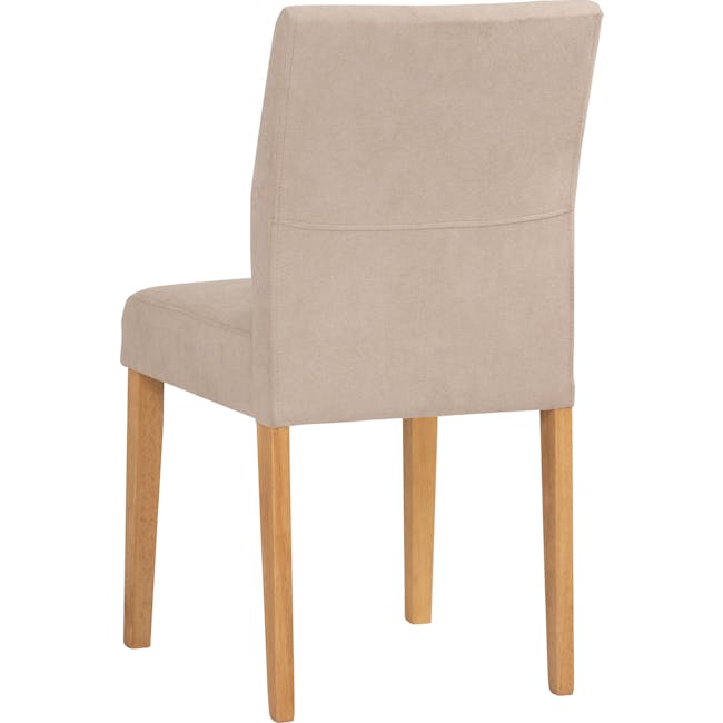 Ladee Dining Chair - Natural, Soft Beige - 5