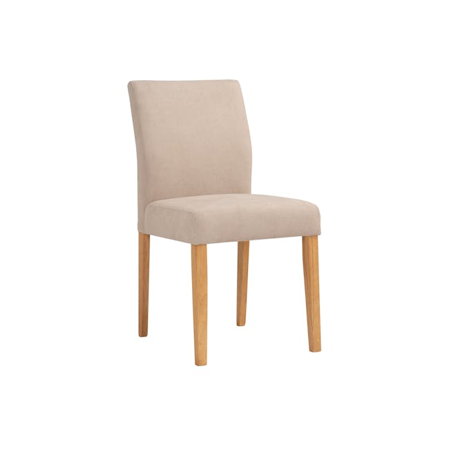 Ladee Dining Chair - Natural, Soft Beige - 0