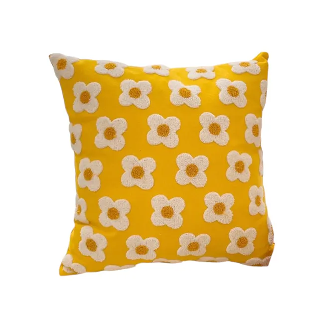 Daisy Cushion - Yellow - 1