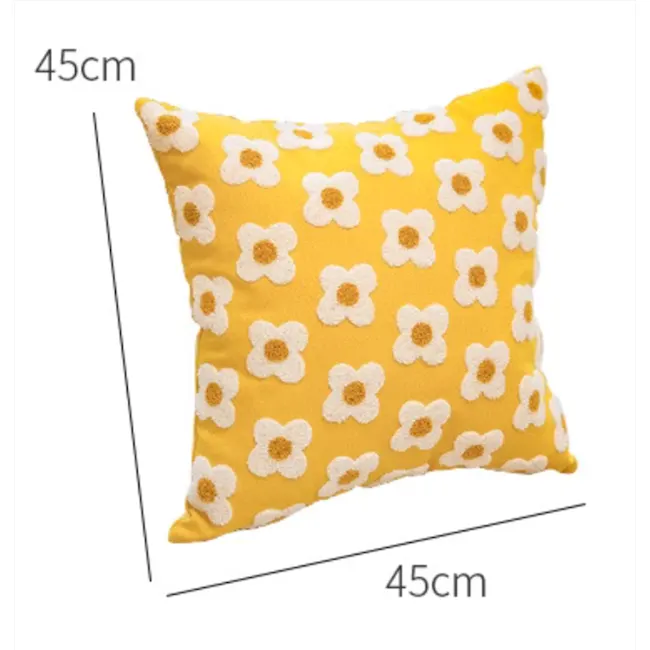 Daisy Cushion - Yellow - 4