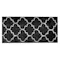 Lattice Long Floor Mat - Black
