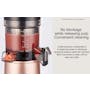 Hurom HA-2600 Cold Pressed Slow Fruit Juicer Classic Series - Matte Silver - 4