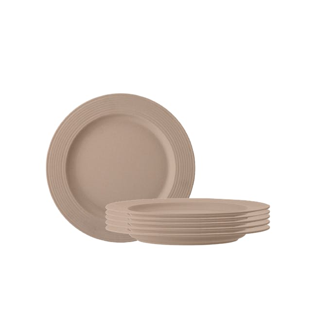 Rhea Side Plate - Brown (Set of 6) - 0