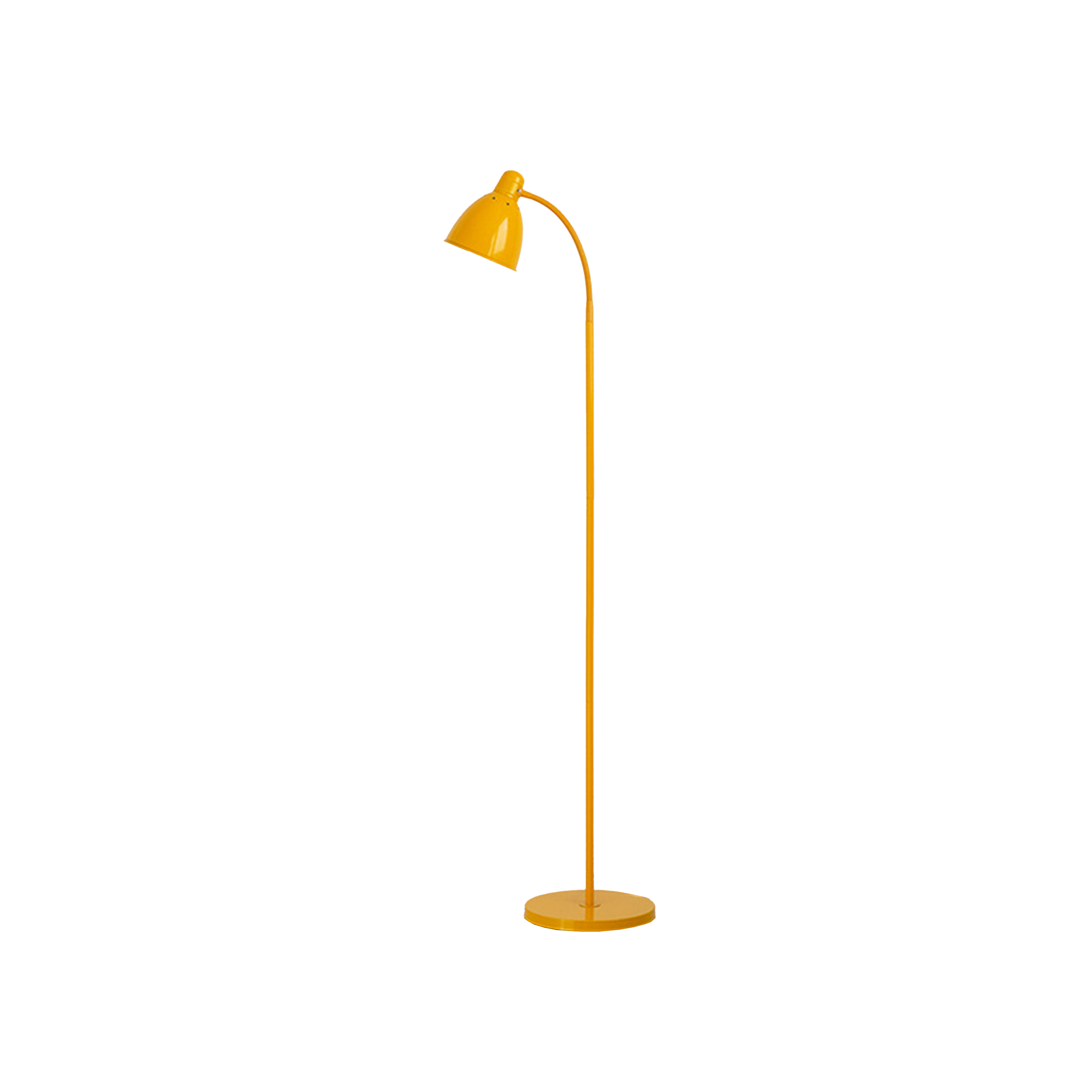 Rusta Floor Lamp - Glossy Yellow