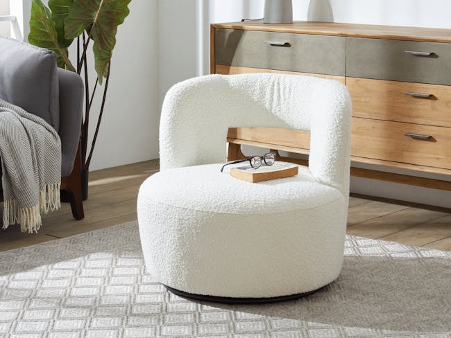 Aria Swivel Lounge Chair - 1