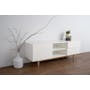(As-is) Aalto TV Cabinet 1.6m - White, Natural - 15 - 50