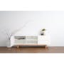(As-is) Aalto TV Cabinet 1.6m - White, Natural - 15 - 52