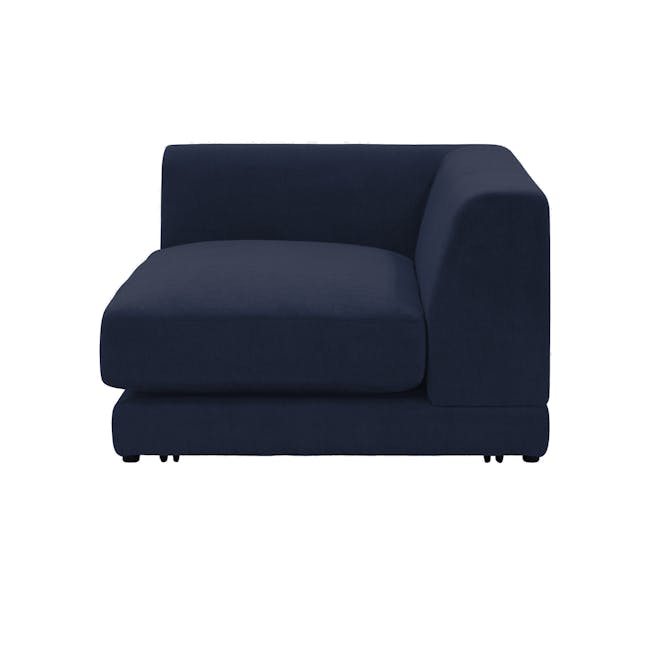 Abby Chaise Lounge Sofa - Navy - 2
