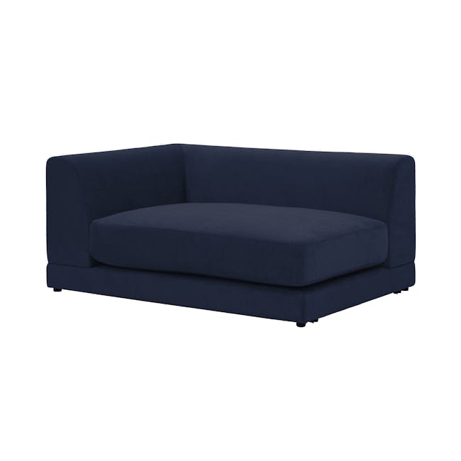 Abby Chaise Lounge Sofa - Navy - 4