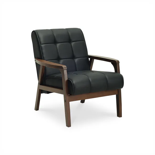 (As-is) Tucson Armchair - Cocoa, Espresso (Faux Leather) - 3 - 19
