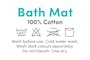 EVERYDAY Bath Mat - White - 4