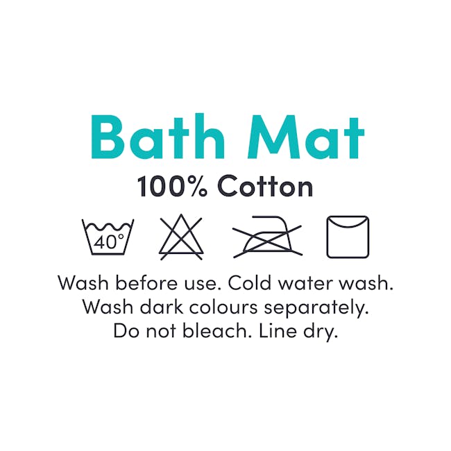 EVERYDAY Bath Mat - White - 4