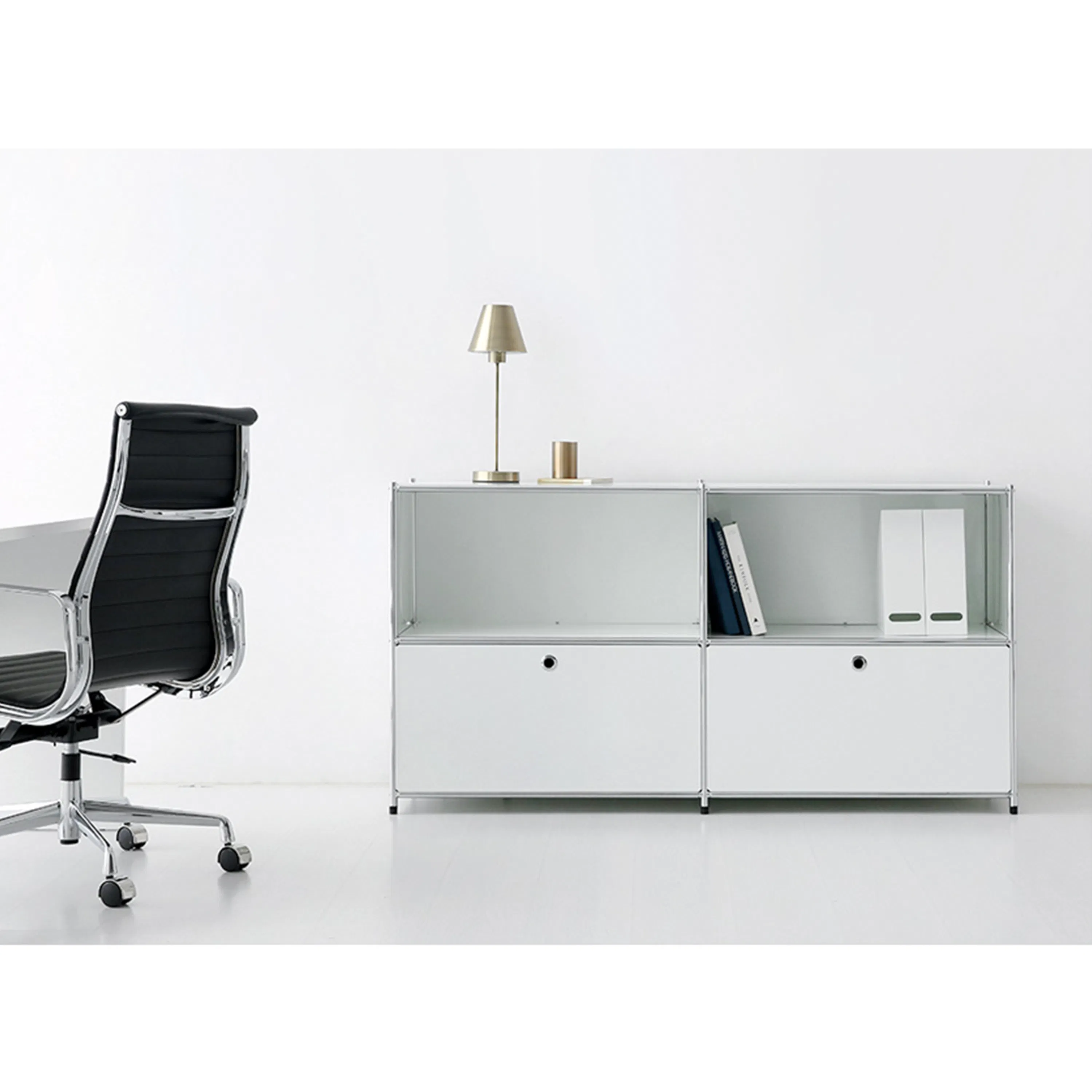 (As-is) Cusso Stainless Steel 2x2 Cabinet - Pure White - 20