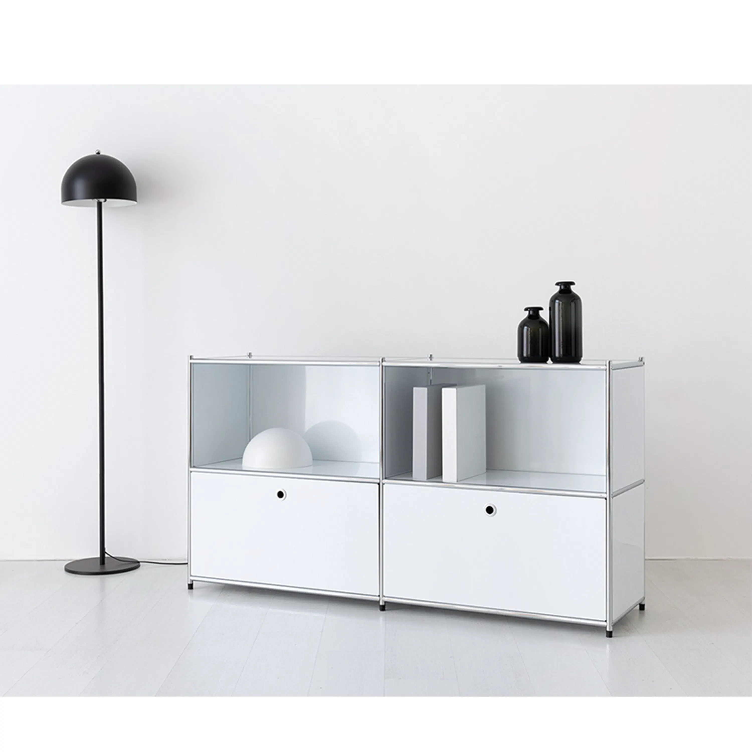 (As-is) Cusso Stainless Steel 2x2 Cabinet - Pure White - 21