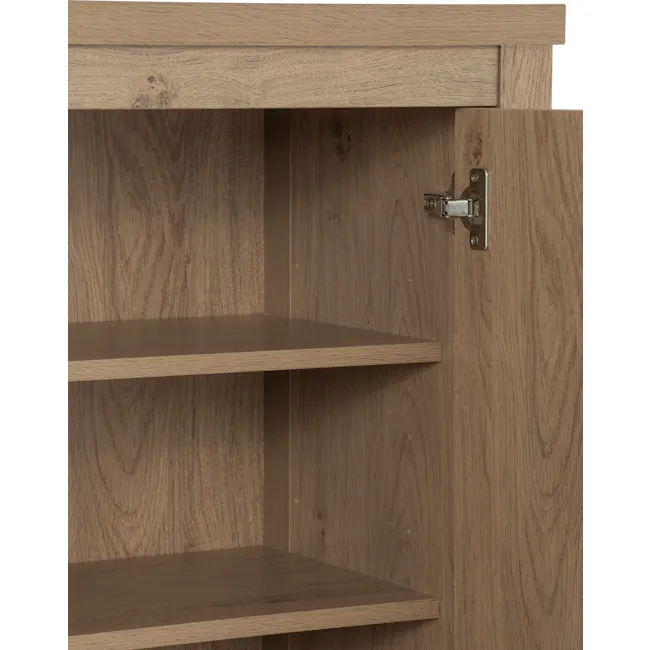 Rhodes Shoe Cabinet - 9 - Wooden shelf, wooden cabinet, wooden shelf unit, wooden shelf, wooden shelf with drawers, wooden