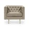 Cadencia Armchair - Warm Taupe (Faux Leather)