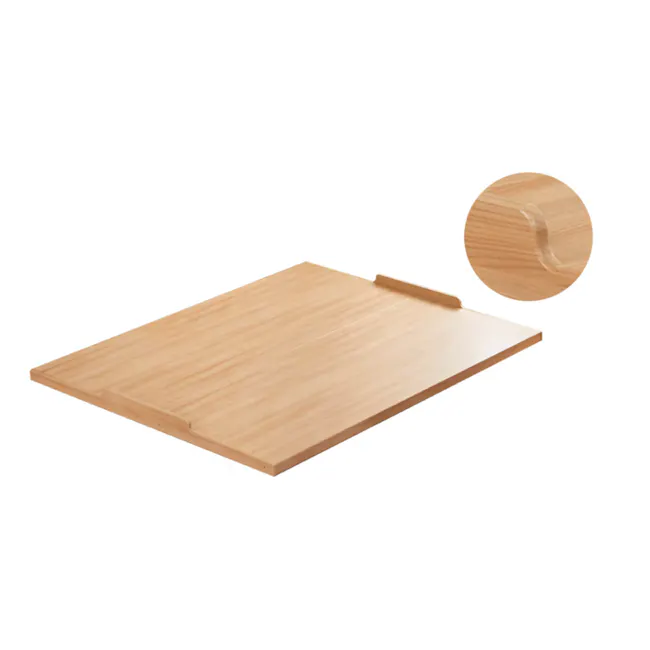Akira Super Single Modular Floor Platform Bed - Oak - 8