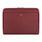 Personalised Saffiano Leather 16" Laptop Sleeve - Burgundy