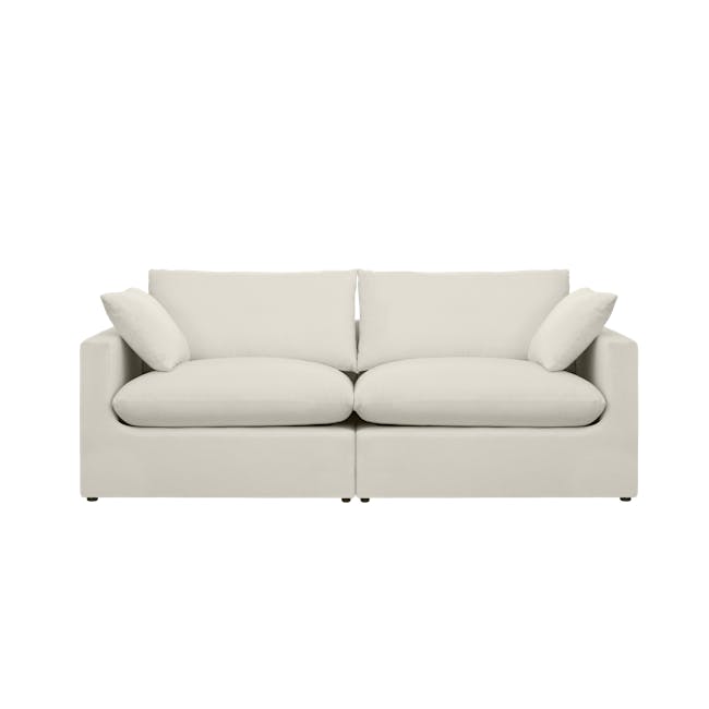 Russell 3 Seater Sofa - Oat (Eco Clean Fabric) - 0