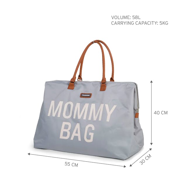 Childhome Mommy Bag Nursery Bag - Grey - 4
