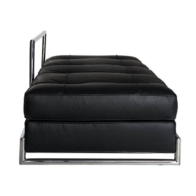 Edith Daybed - Black (Genuine Leather) - 5