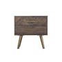 Cadencia Twin Drawer Bedside Table - 2