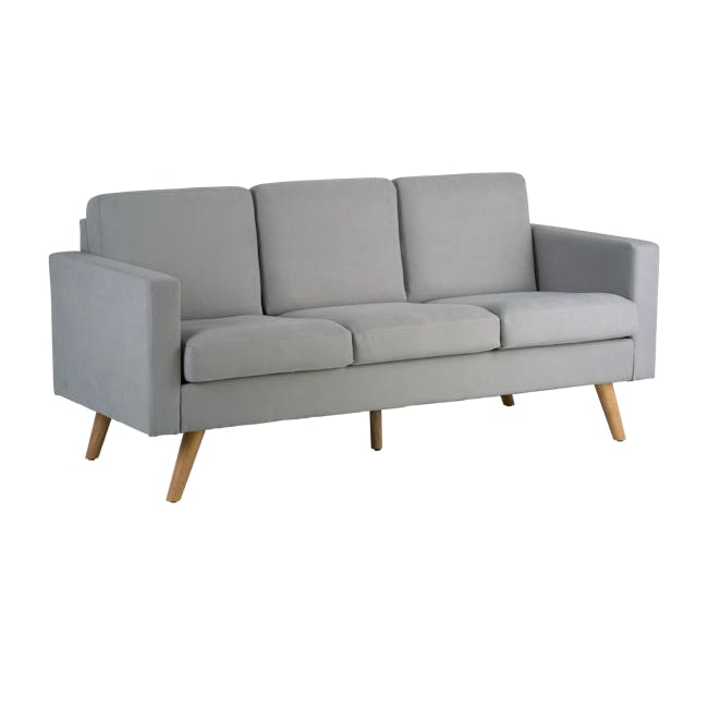 Helen 3 Seater Sofa with Helen Armchair - Silver Fox - 6