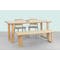 Kai Bench / Coffee Table 1.2m - Oak - 4