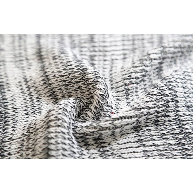 Lemuel Soft Knitted Throw - White - 1