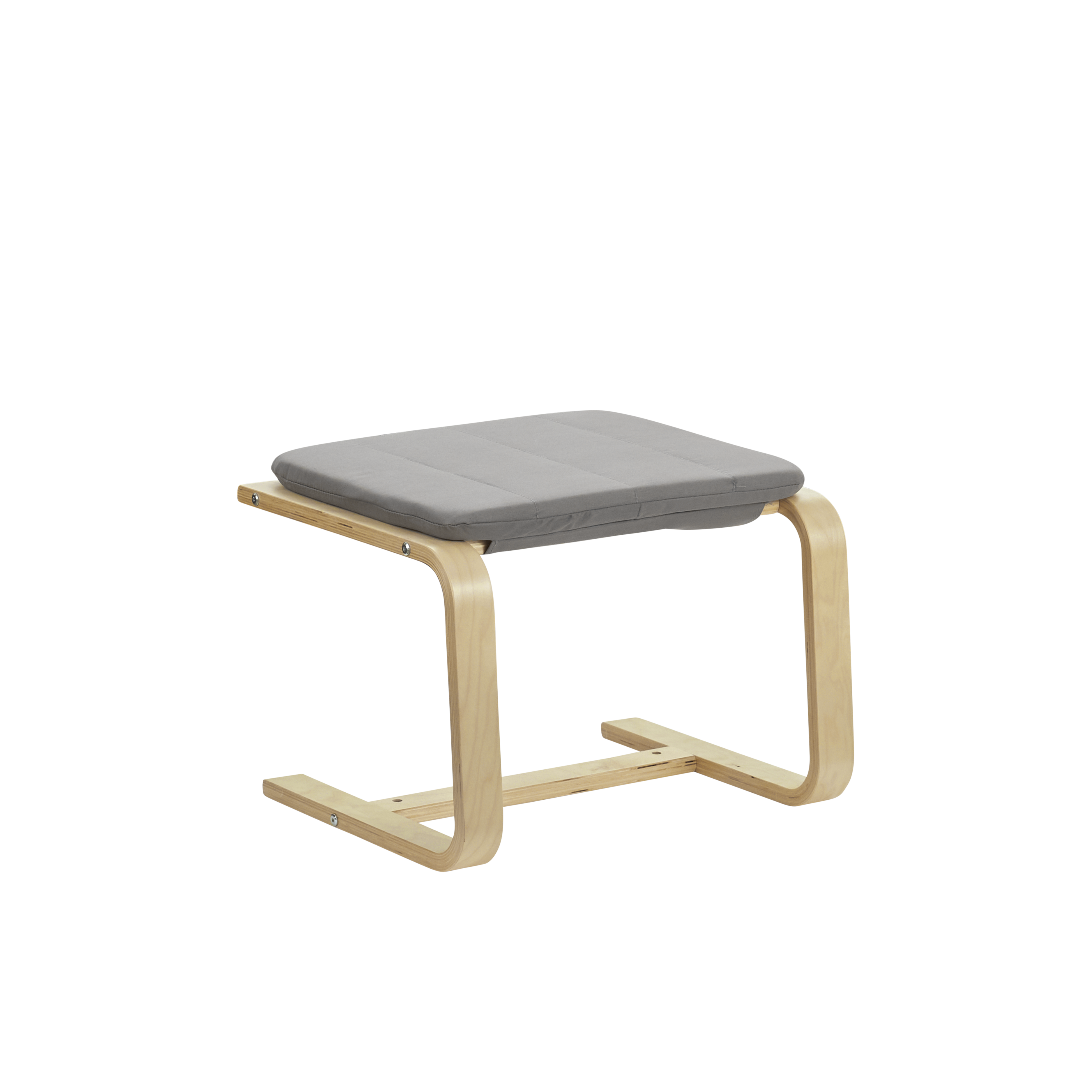 Mizuki Ottoman - Light Grey