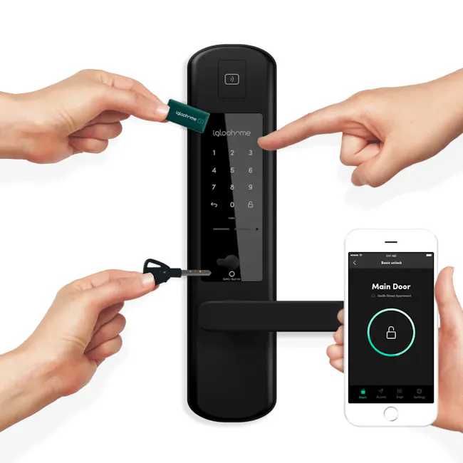 igloohome Smart Mortise 2 - 5 - Unlocking a smart door with a simple gesture, Using a smartphone app to control a smart