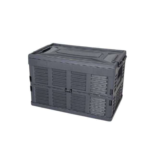 Kono Foldable Storage Box 38L - Dark Grey - 1