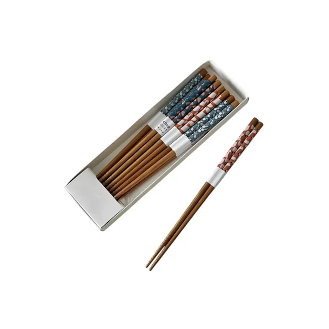 Kino Chopstick Set (Set of 8) - Blue Orange - 1