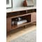 Lydell Marble TV Console 1.8m - Walnut, White - 4