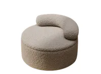 Loom Storage Pouf Stool - Grey