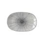 Table Matters Scattered Lines Oval Shaped Plate - 0