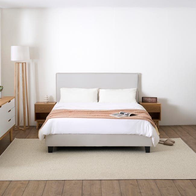 Arthur King Divan Bed - Light Grey (Pet Friendly) - 2