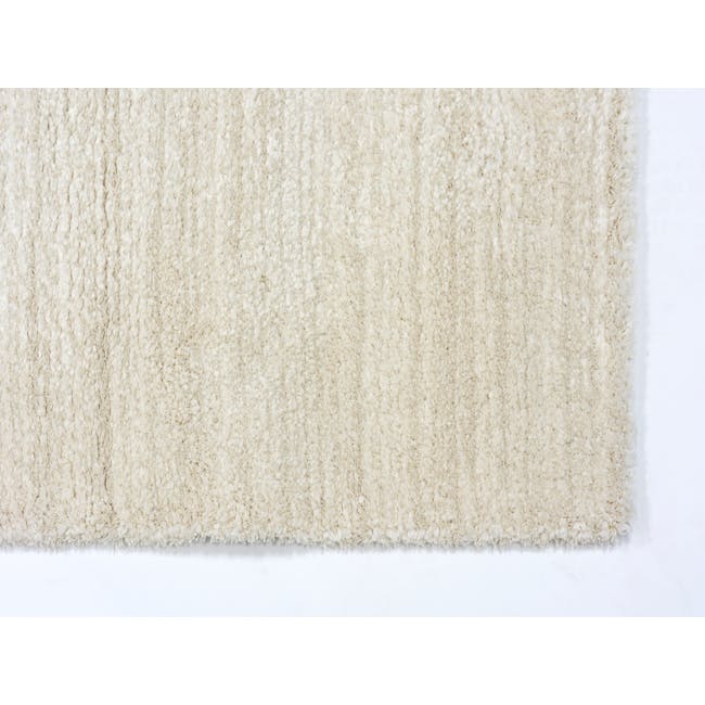 Fjord High Pile Rug - Ivory Squares (2 Sizes) - 3
