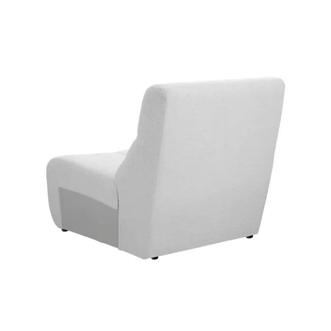 Tara Large Corner Sectional Extended Sofa - Grey - 14 - Modern minimalist chair, sleek design, soft fabric upholstery