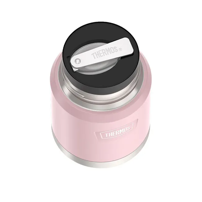 Thermos® ICON™ Thermal Food Jar 16oz with Foldable Spoon (IS3002) - Sunset Pink - 5