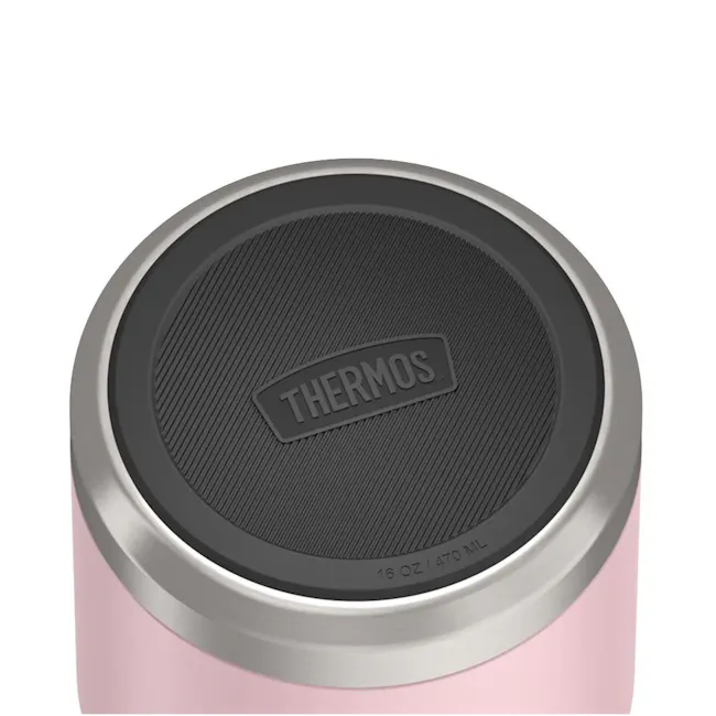 Thermos® ICON™ Thermal Food Jar 16oz with Foldable Spoon (IS3002) - Sunset Pink - 6