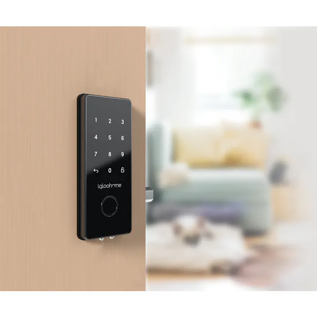 igloohome Smart Deadbolt 2S - Metal Grey - 2 - Digital lock with numeric keypad, Smart home security system, Interior door
