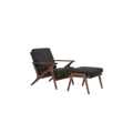 Aston Armchair with Ottoman - Seal