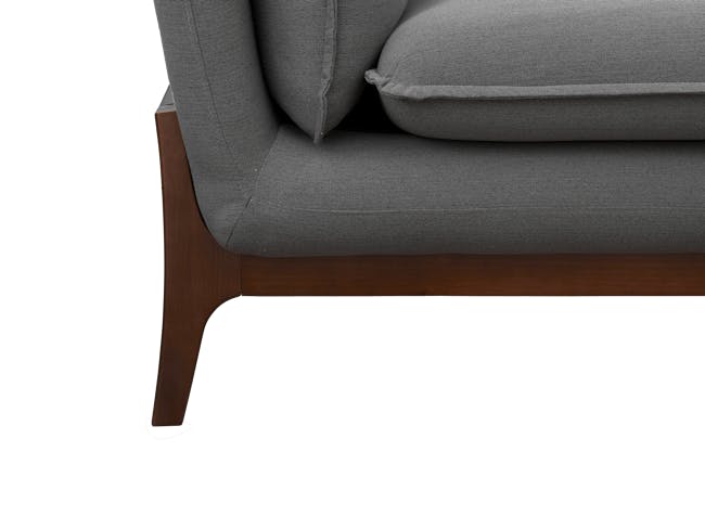Tate L-Shaped Sofa - Charcoal Grey - 5