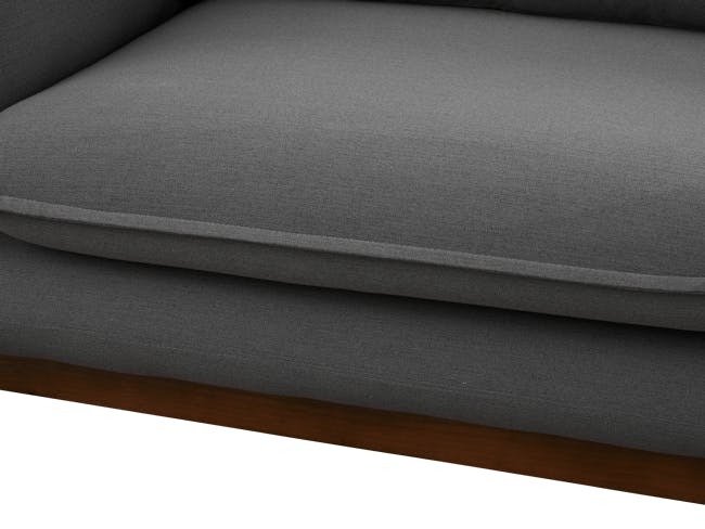 Tate L-Shaped Sofa - Charcoal Grey - 7