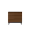 Laura 3 Drawer Chest 0.8m - Walnut