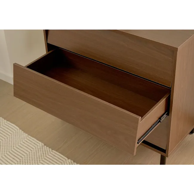 Laura 3 Drawer Chest 0.8m - Walnut - 5