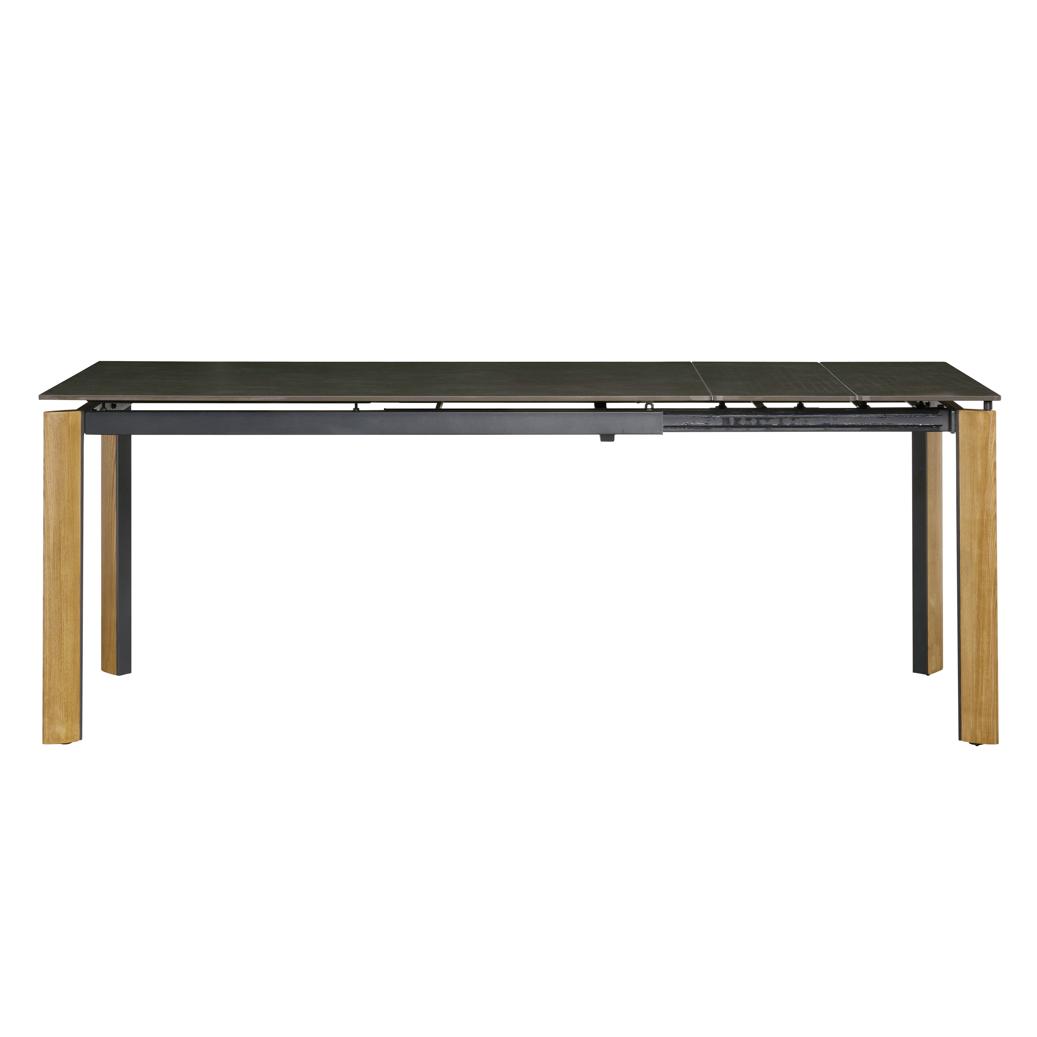 Nelson Extendable Dining Table 1.4m-2m - Dark Slate (Sintered Stone)